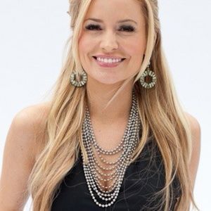 EMILY MAYNARD "Carly" Necklace, Silver